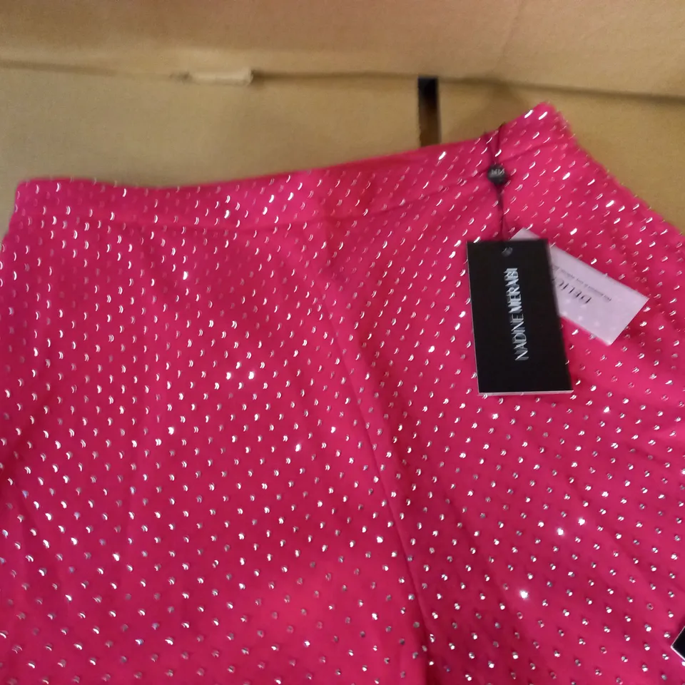 NADINE MERABI KIRA HOT PINK TROUSERS - M