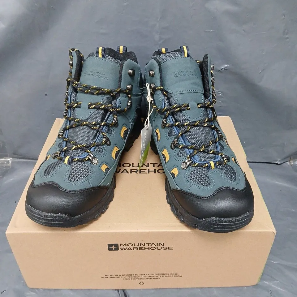 BOXED PAIR OF MOUNTAIN WAREHOUSE ADVENTURER WATERPROOF HIKING BOOTS - 11