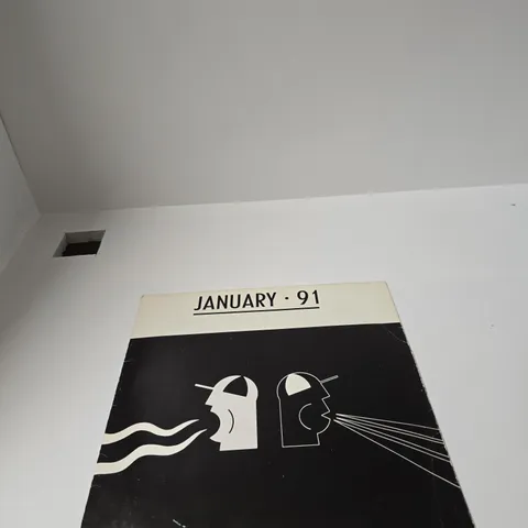 DJ ONLY – JANUARY 1991 (VINYL LP, SIDE 1/SIDE 2 TRACK LISTINGS)