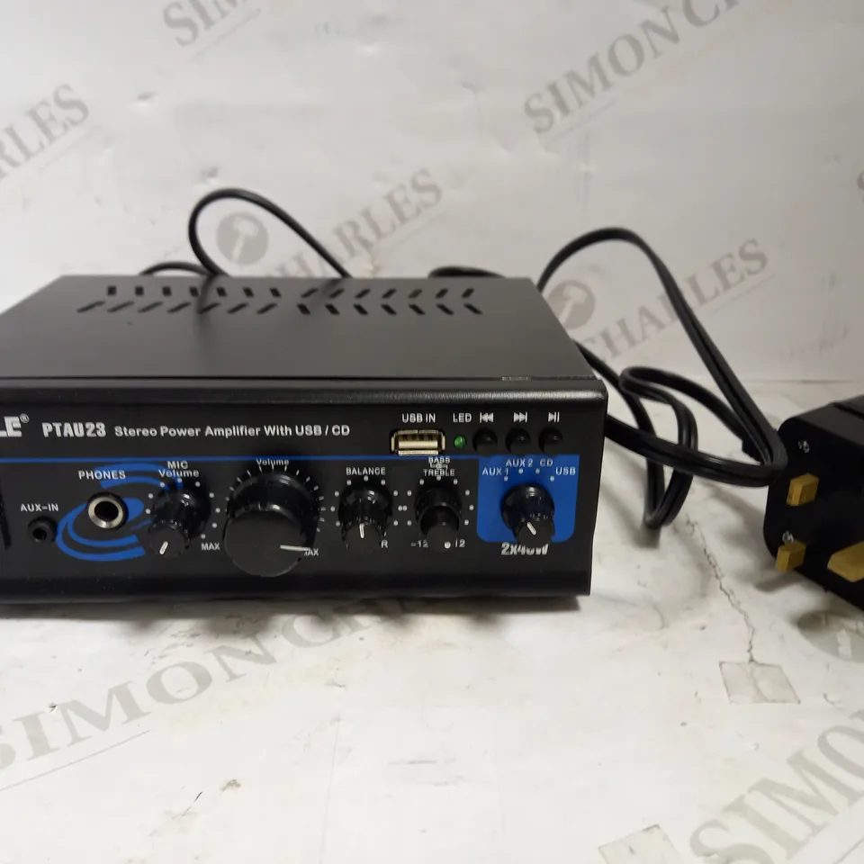 PYLE USA PTAU23 MINI 2X40W STEREO POWER AMPLIFIER RRP £99.99