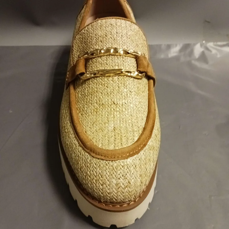 MODA IN PELLE LADIES WEDGE SHOES GOLD SIZE EU 40