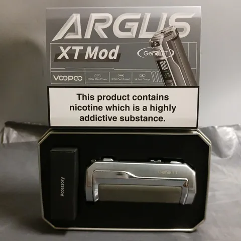 BOXED ARGUS XT MOD VOOPOO IN SILVER GREY 