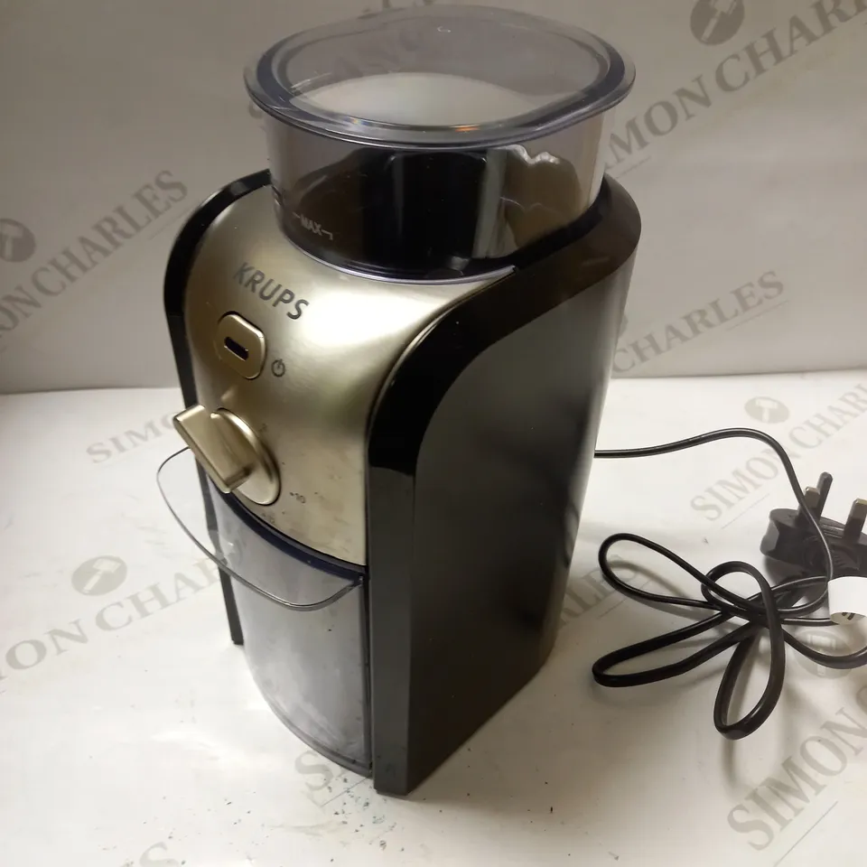 KRUPS GVX231 EXPERT BURR GRINDER FOR COFFEE BEANS