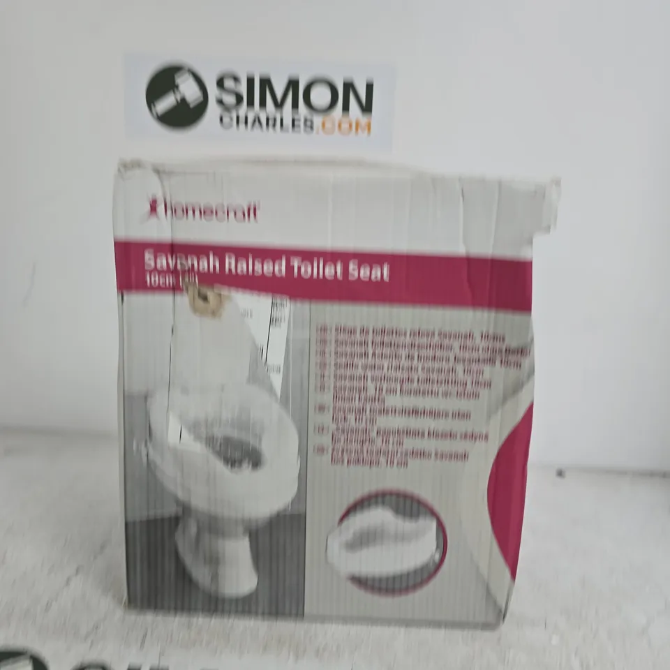 ROMECRAFT SAVANAH RAISED TOILET SEAT