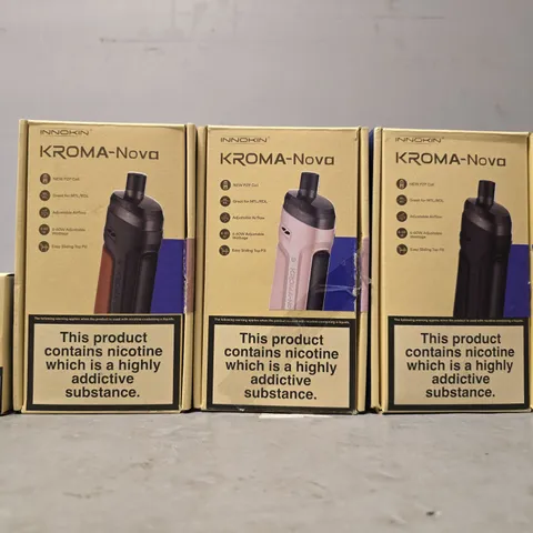 BOX OF APPROXIMATELY 15 ASSORTED E-CIGARETTES PRODUCTS TO INCLUDE - INNOKIN KORMA-NOVA , PZP COIL