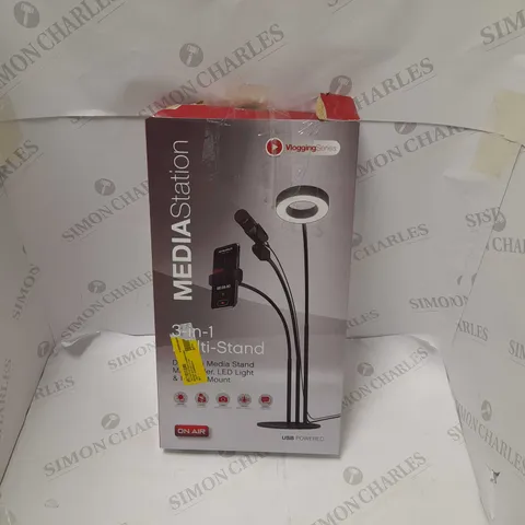 TZUMI 3 IN 1 MEDIA STATION LIGHTING VLOGGING STUDIO