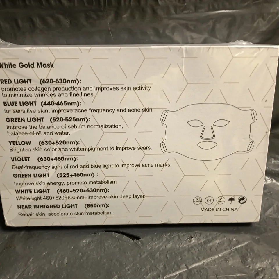 SEALED VEONSKIN WHITE GOLD LED MASK