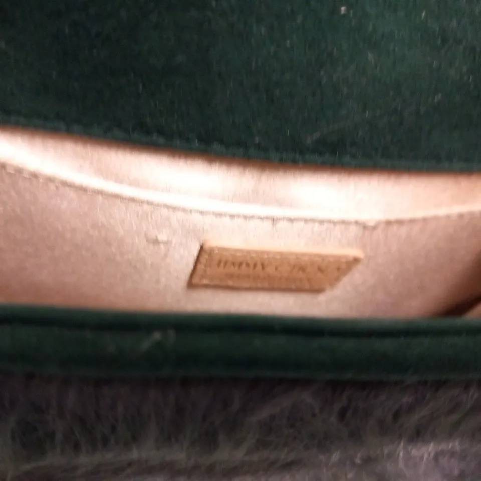 JIMMY CHOO AVA EVERGREEN SMALL BAG