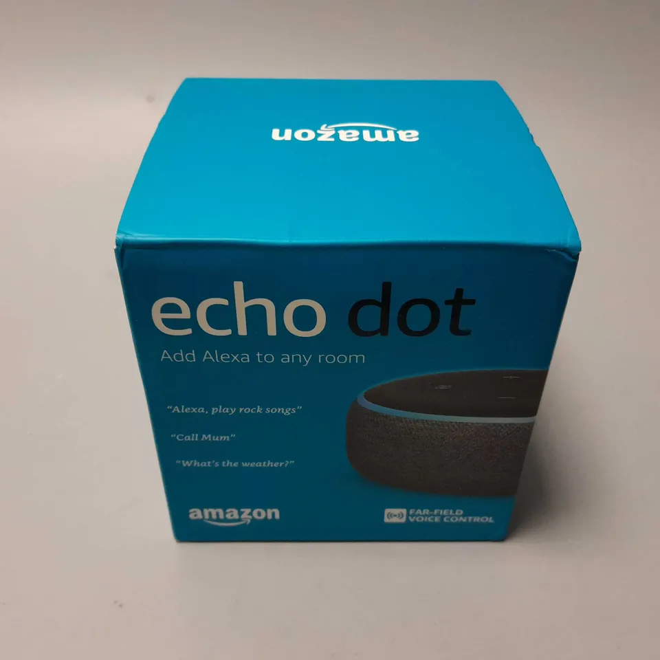 BOXED AMAZON ECHO DOT