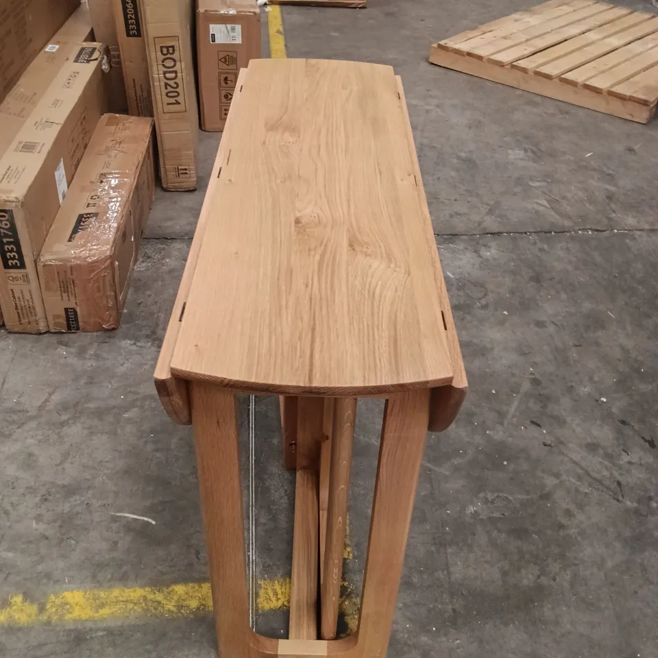 WOODEN DROP-LEAF FOLDING TABLE