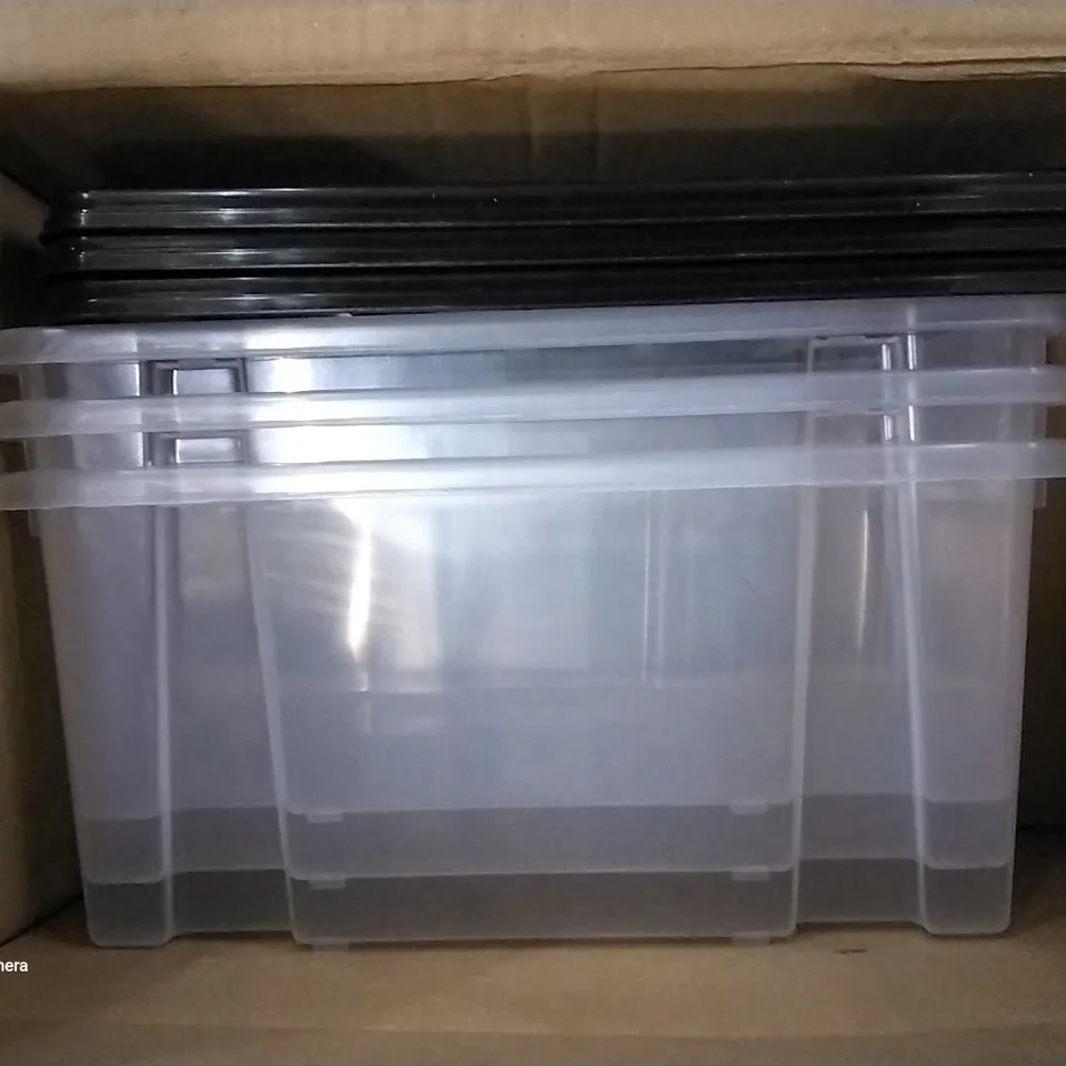 BOXED PLASTIC STORAGE BOX CAPACITY 7L