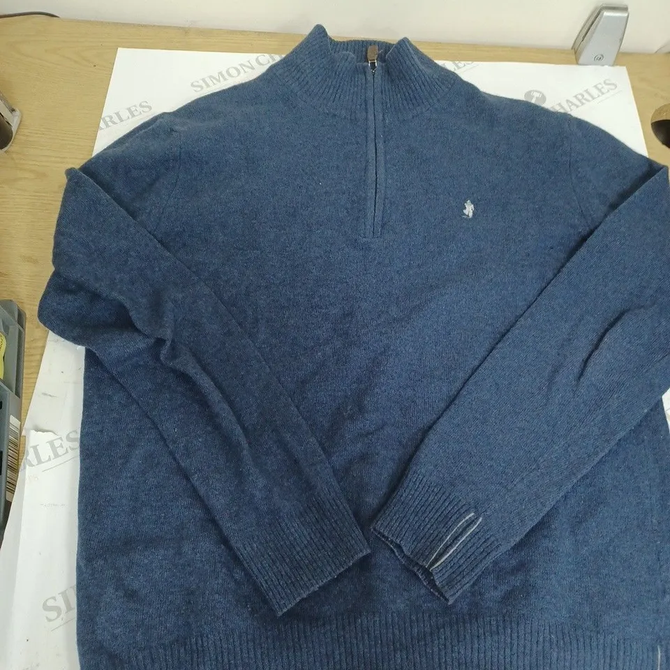 MES NAVY BLUE FLEECE SIZE L