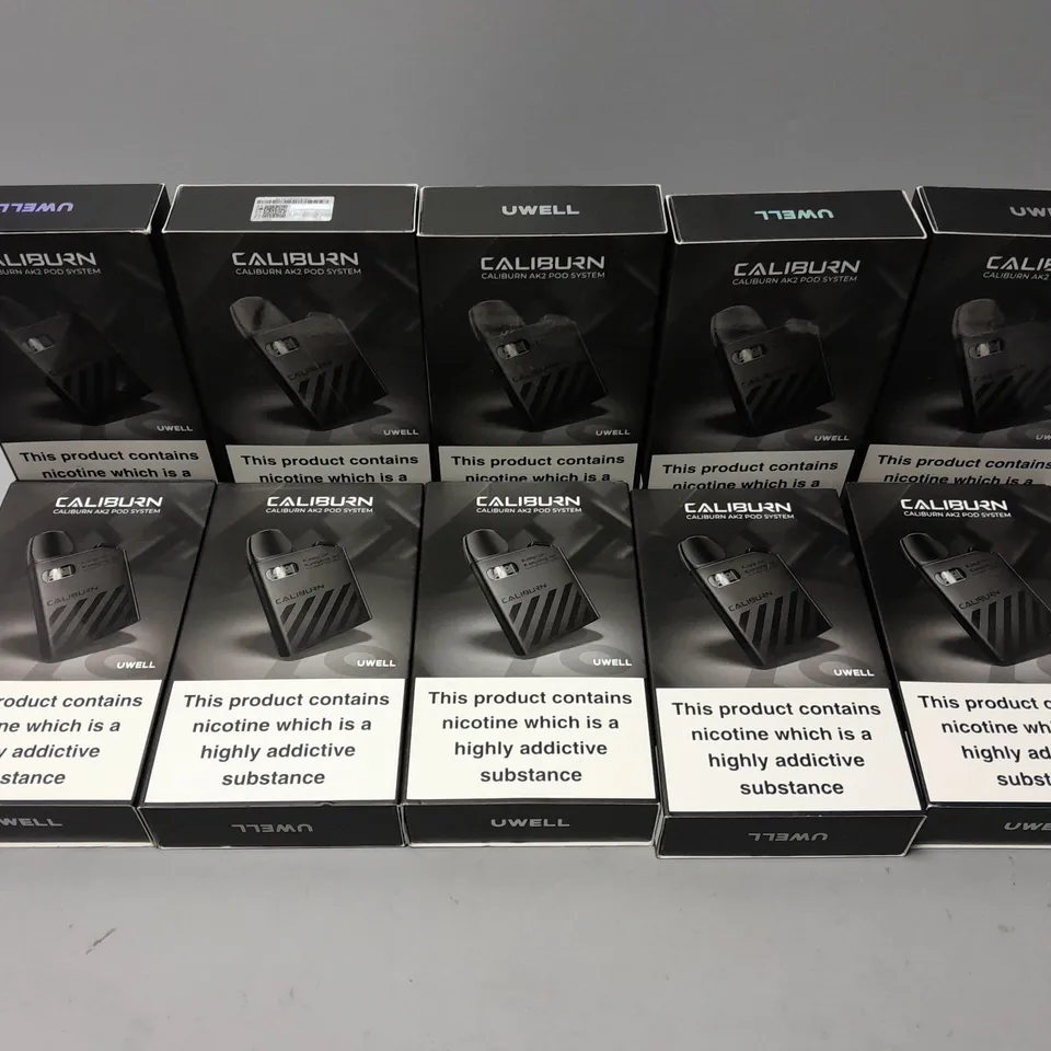 10 BOXED UWELL CALIBURN AK2 POD SYSTEMS