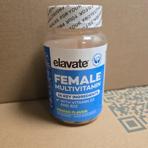 ELAVATE FEMALE MULTIVITAMIN GUMMIES (MANGO FLAVOUR) - 60 GUMMIES