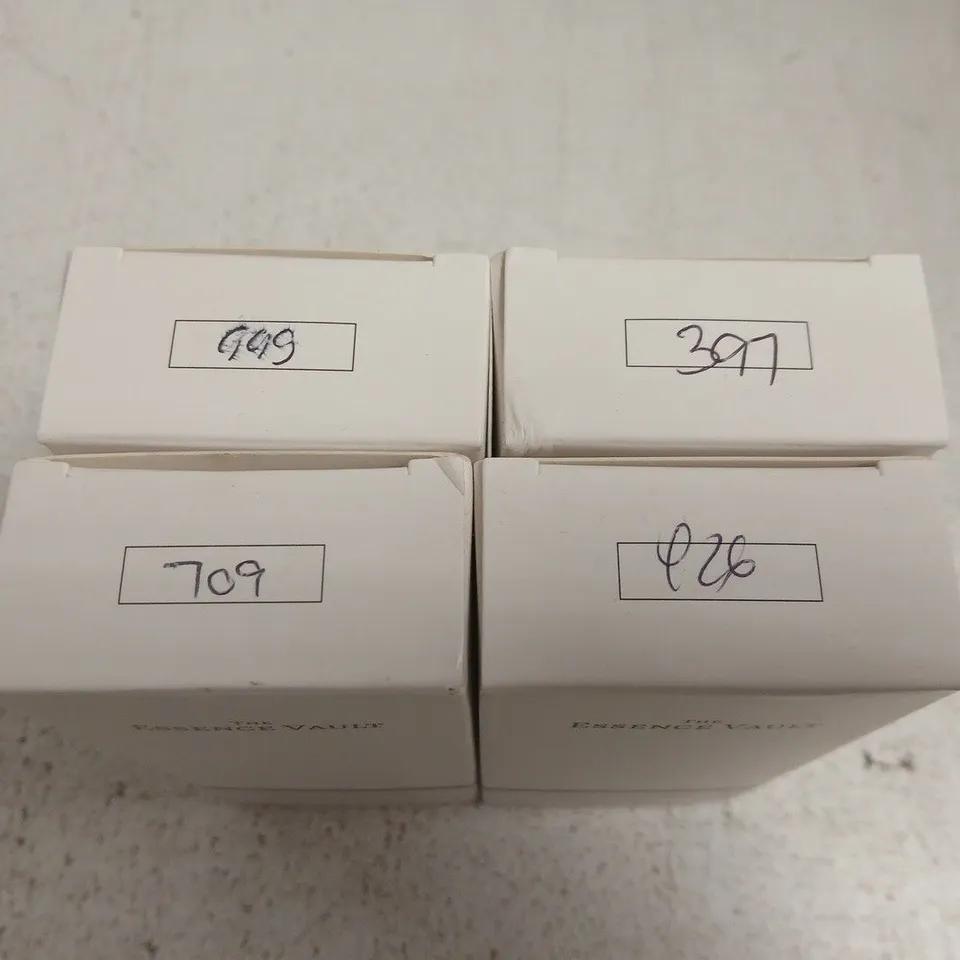 4 X 100ML OF ASSORTED THE ESSENCE VAULT FRAGRANCES