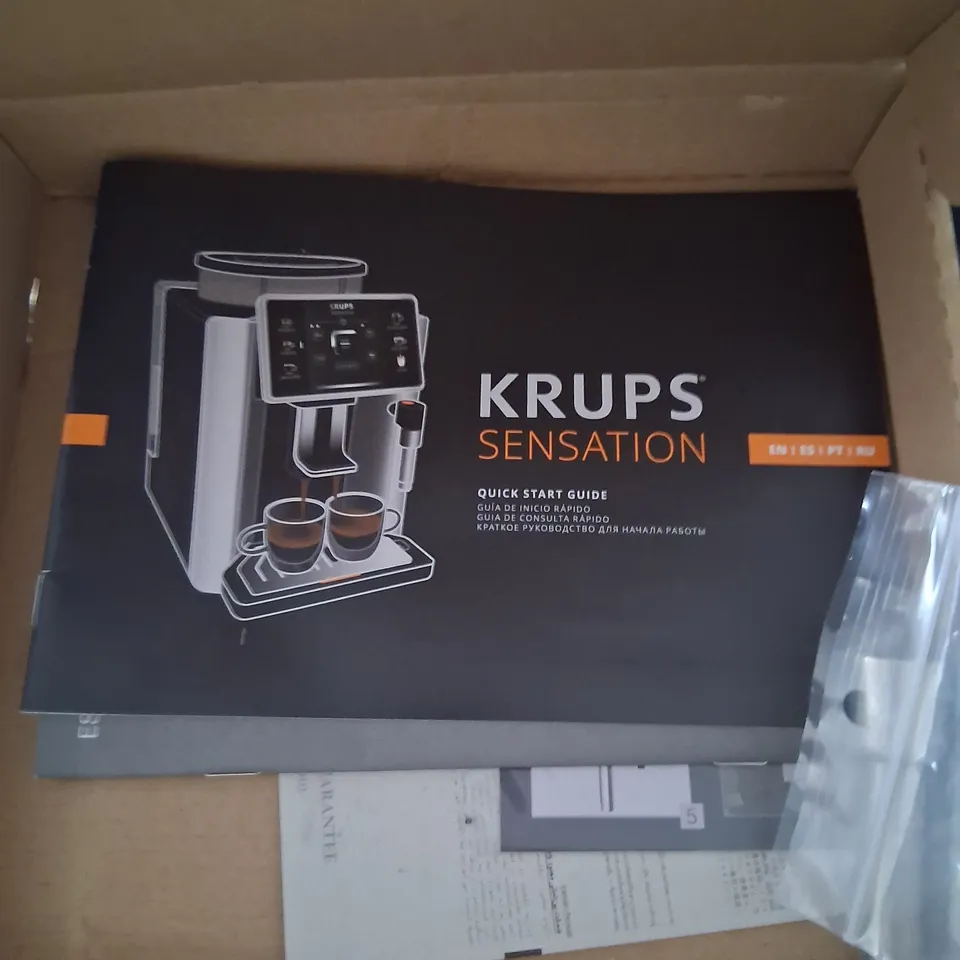BOXED KRUPS SENSATION AUTOMATIC ESSPRESSO MAKER EA910840