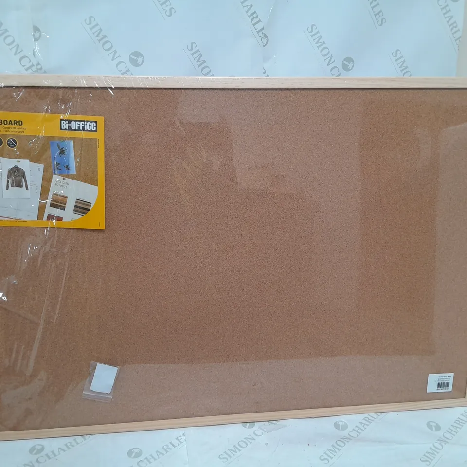 BI-OFFICE CORK NOTICE BOARD (90x60cm)