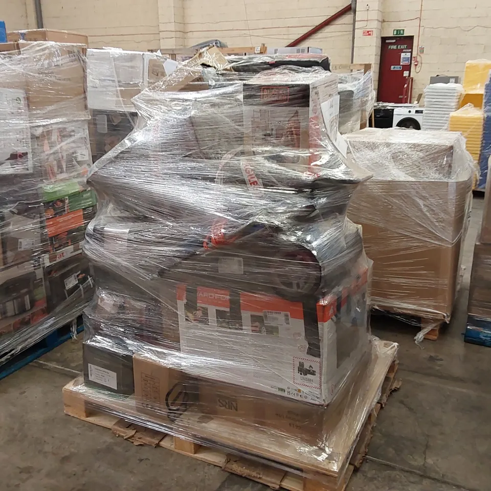PALLET OF APPROXIMATELY 30 UNPROCESSED RAW RETURN HOUSEHOLD AND ELECTRICAL GOODS TO INCLUDE;