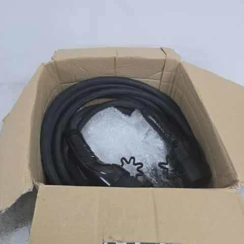 EV CHARGING CABLE 10M TYPE2-TYPE2, 32A, BLACK – BOXED