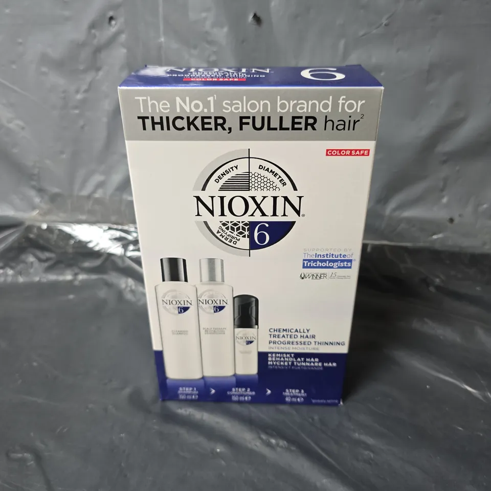 BOXED NIOXIN CHEMICALLY TREATED HAIR PROGRESSED THINNIG INTENSE MOISTURE KIT 