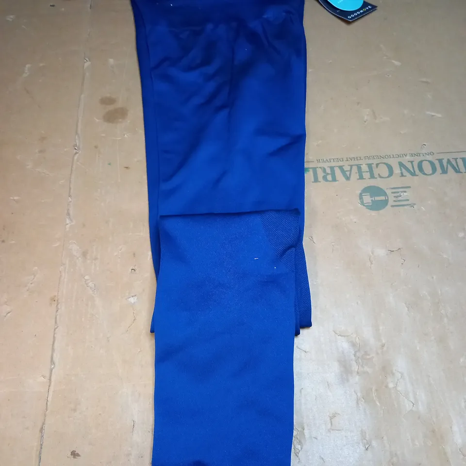 M&S BLUE GOOD MOVE LEGGINGS SIZE M