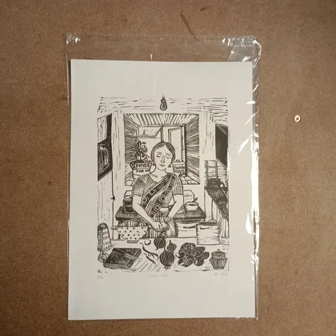 PAPER FIGHT ART "ONION SKINS" LIMITED EDITION ART PRINT 2/6