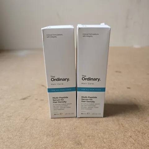SET OF 2 THE ORDINARY HAIR CARE MULTI PEPTIDE SERUM FOR HAIR DENSITY 60ML