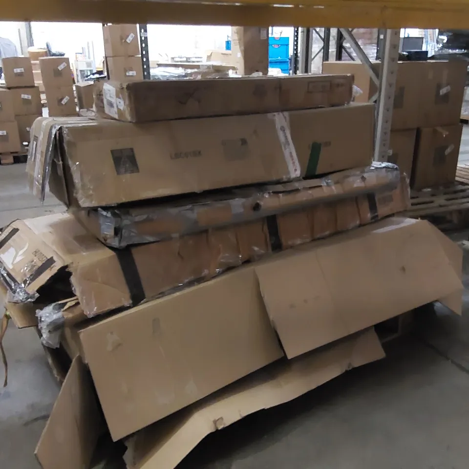 PALLET OF ASSORTED CONSUMER PRODUCTS/FURNITURE PARTS 