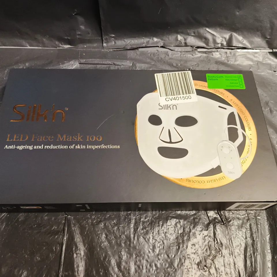 SILK'N LED FACE MASK 100 – ANTI-AGEING LED SKINCARE DEVICE, BOXED