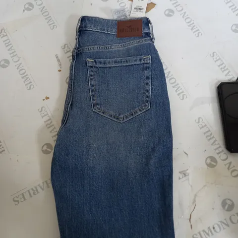 HOLLISTER MOM DENIM JEANS SIZE W25