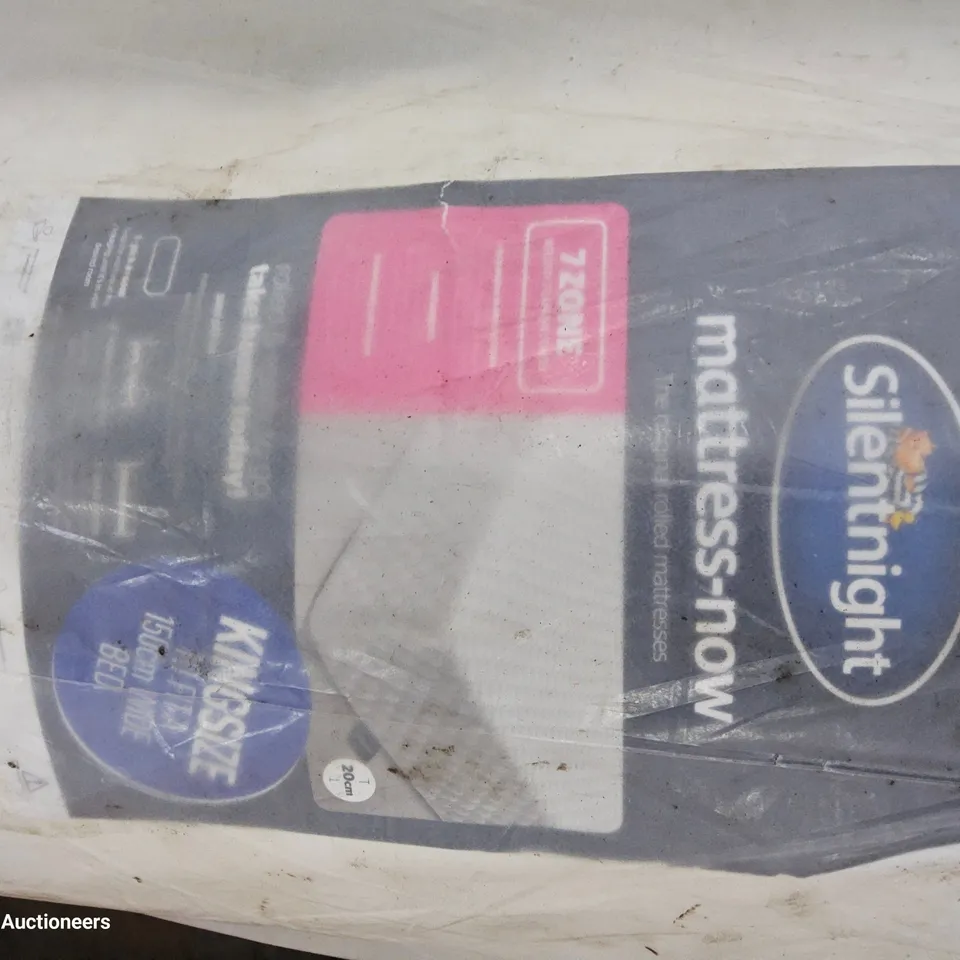 BAGGED & ROLLED SILENTNIGHT KINGSIZE MATTRESS NOW ZONE 7