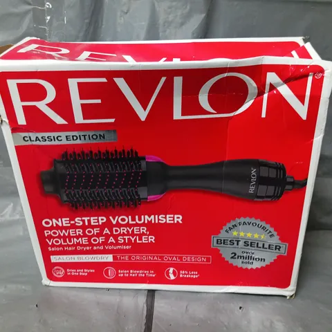 BOXED REVLON SALON ONE-STEP HAIR DRYER AND VOLUMISER 