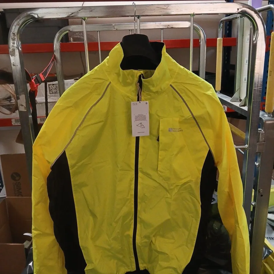 MOUNTAIN WAREHOUSE JACKET – YELLOW, WATERPROOF BREATHABLE, UK XL