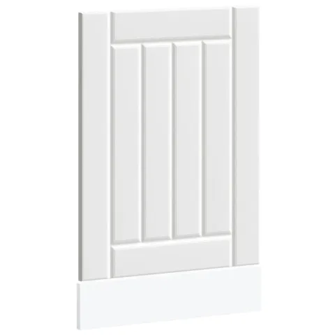 BOXED VIDAXL DISHWASHER PANEL LUCCA ENGINEERED WOOD - WHITE (1 BOX)