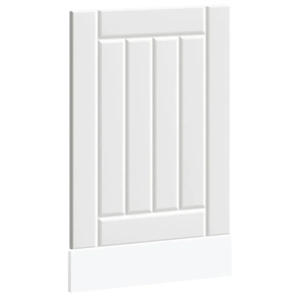 BOXED VIDAXL DISHWASHER PANEL LUCCA ENGINEERED WOOD - WHITE (1 BOX)