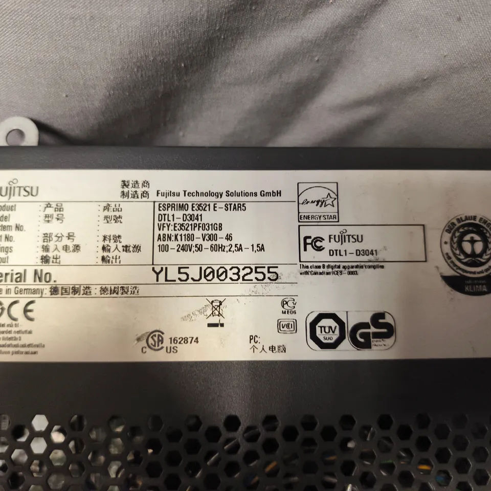 FUJITSU ESPRIMO DESKTOP PC – E5321E-STAR5 (DTL-D3041)