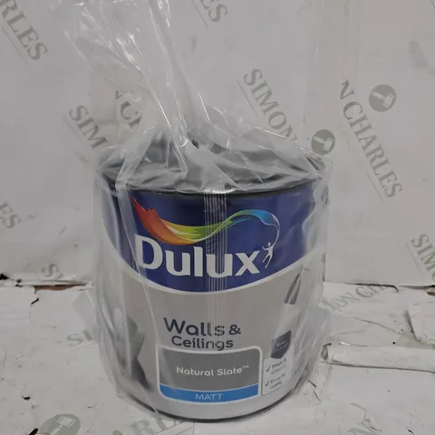 DULUX MATT NATURAL SLATE EMULSION PAINT - 2.5L - COLLECTION ONLY