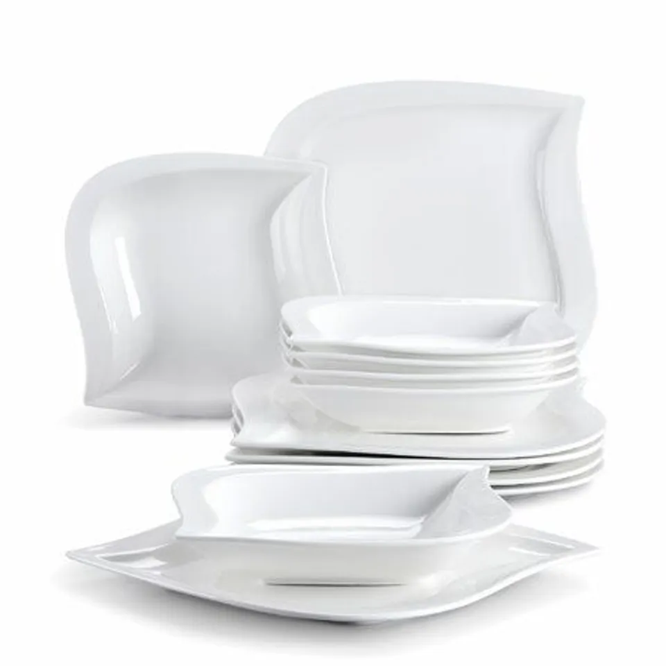 BOXED ELVIRA 12 PIECE DINNERWARE SET