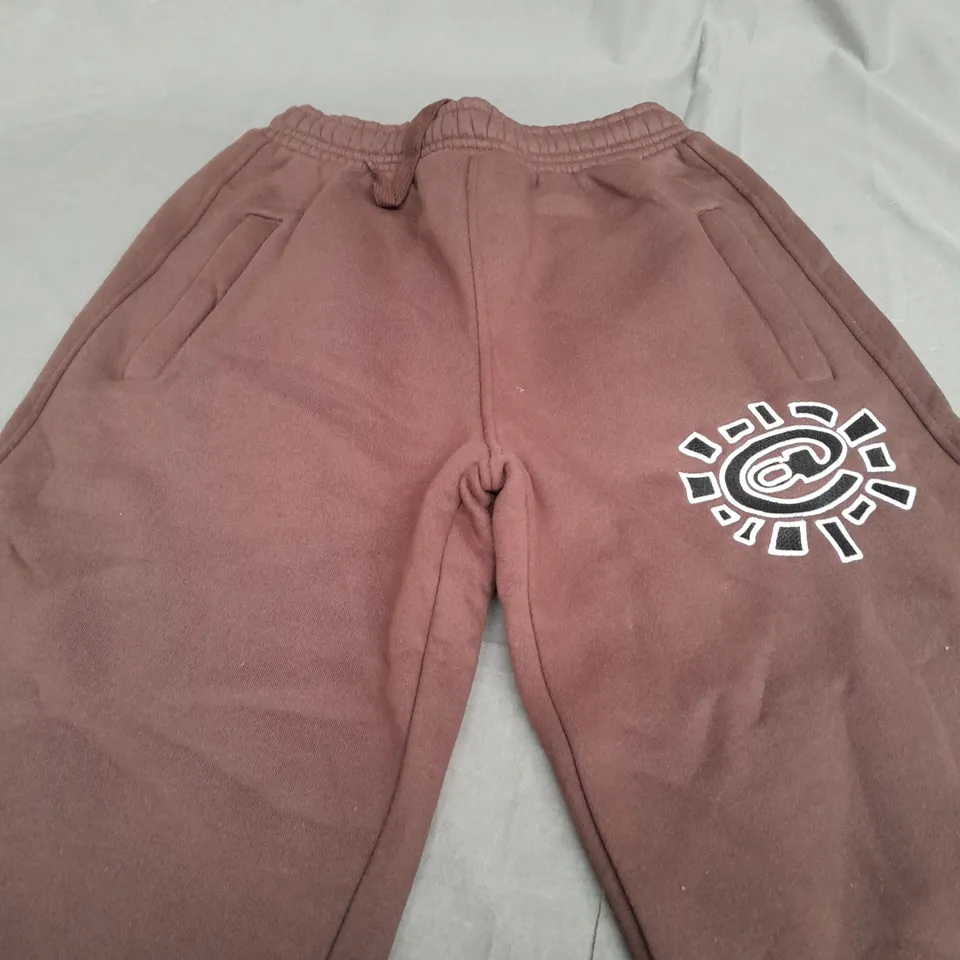 ALWAYS DO WHAT YOU SHOULD BROWN TRACKSUIT PANTS - MEDIUM