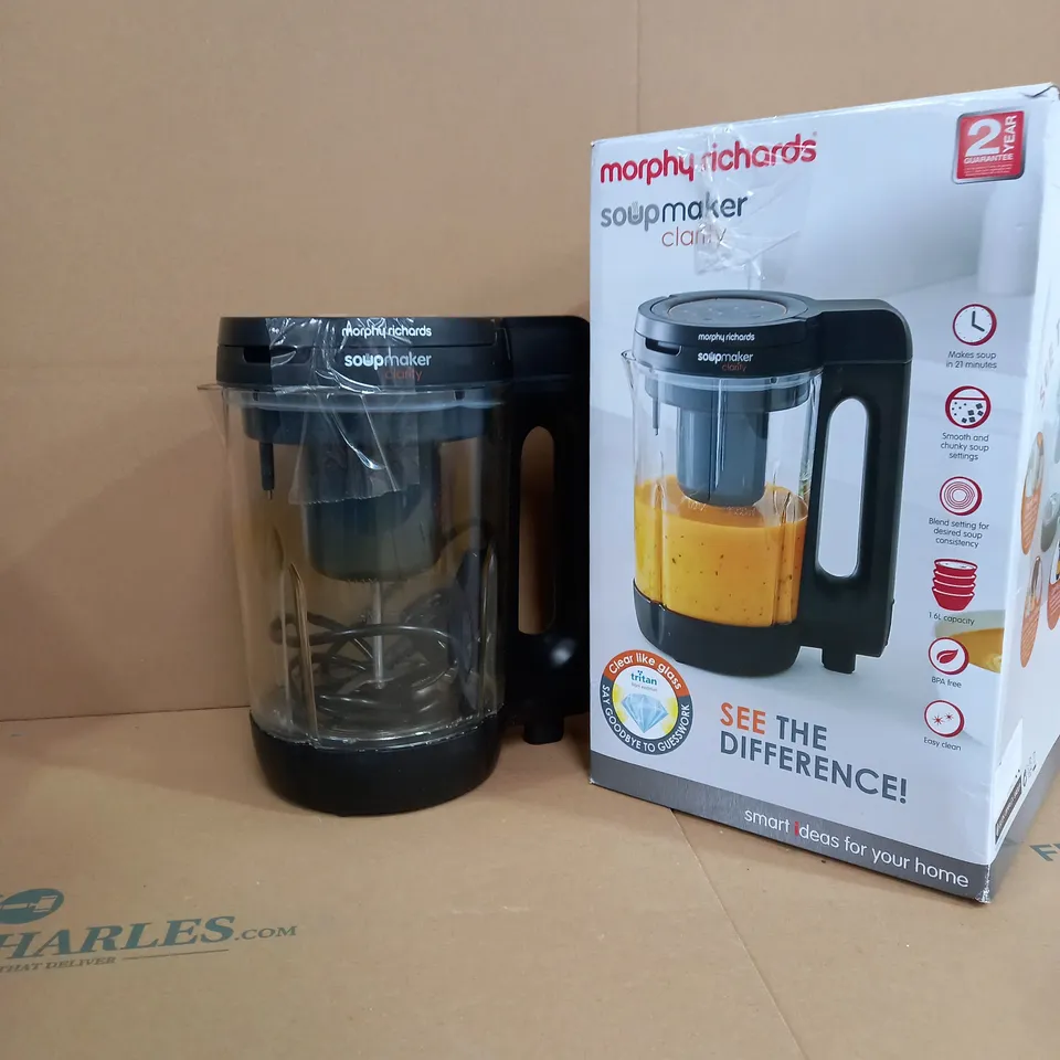 MORPHY RICHARDS CLARITY SOUP MAKER