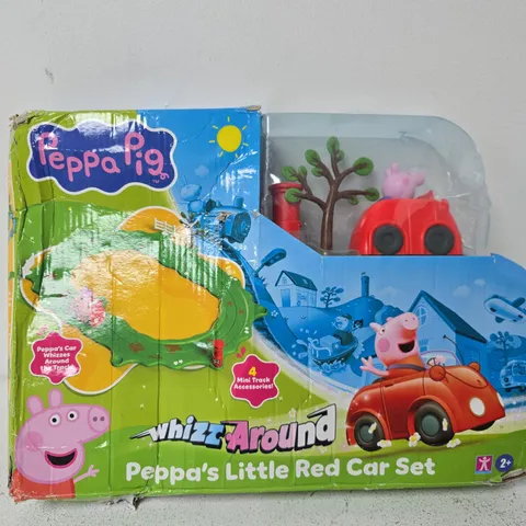 BOXED PEPPA PIG WHIZZ AROUND PEPPA'S LITTLE RED CAR SET