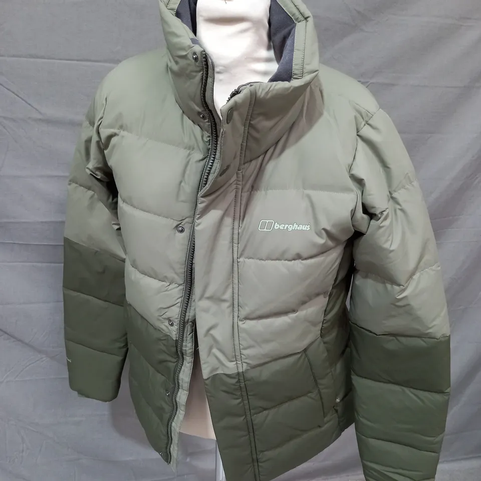 BERGHAUS REFLECT DOWN JACKET IN GREEN - UK 10