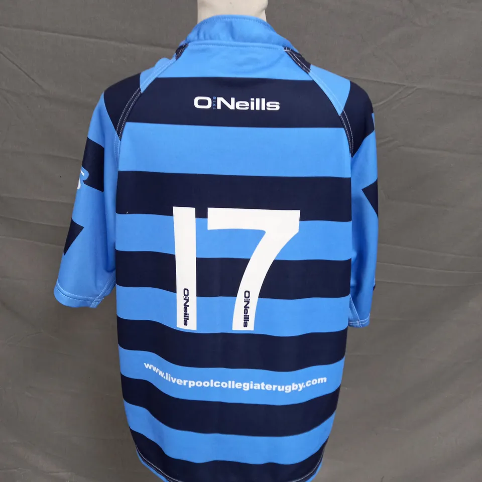 O NEILLS LIVERPOOL COLLEGIATE RUFC SHIRT - 17 - SMALL