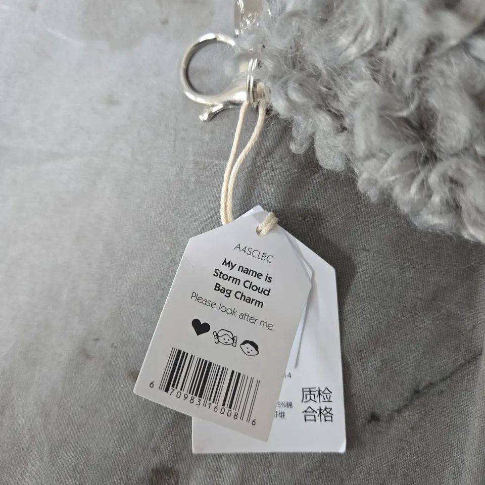 JELLYCAT - MY NAME IS STORM CLOUD BAG CHARM