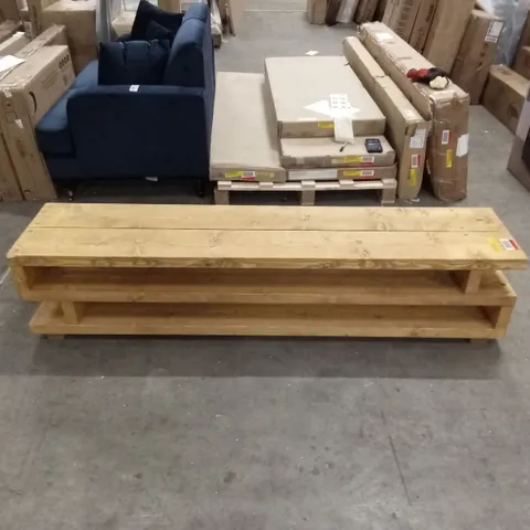 NORENE SOLID WOOD TV STAND FOR TVS UP TO 78"