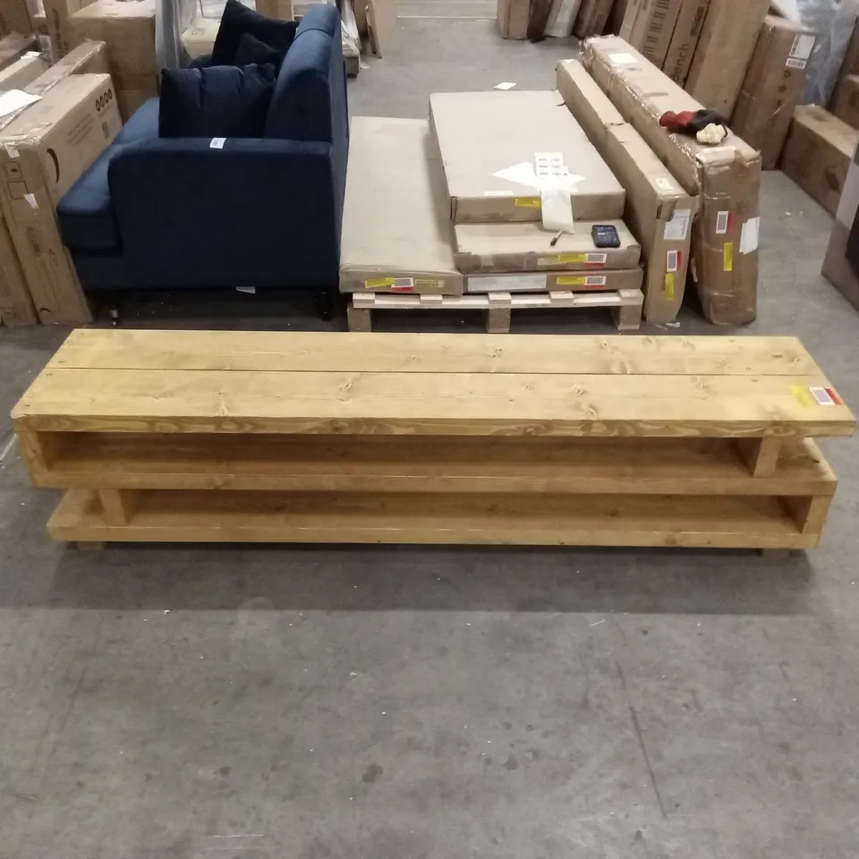 NORENE SOLID WOOD TV STAND FOR TVS UP TO 78"