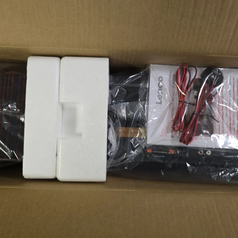 BOXED LENCO TURNTABLE WITH BLUETOOTH AND SPEAKERS - LS-300WD V2