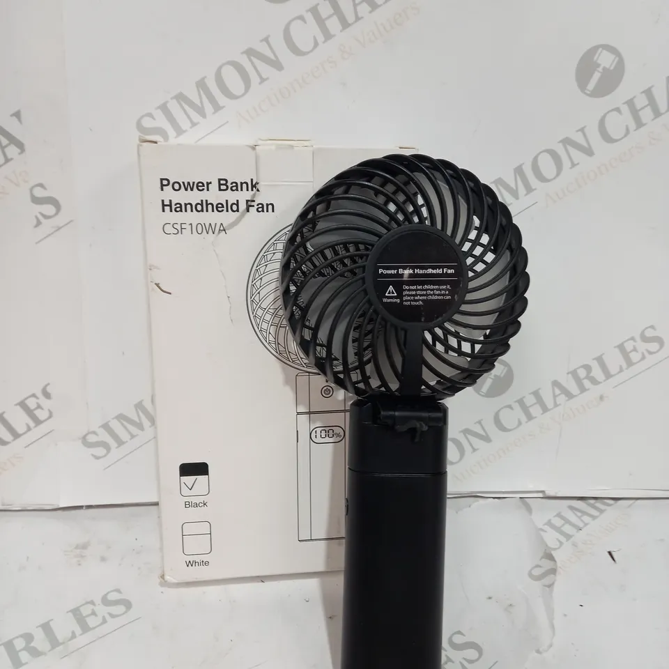 BOXED CSF10WA POWER BANK HANDHELD FAN