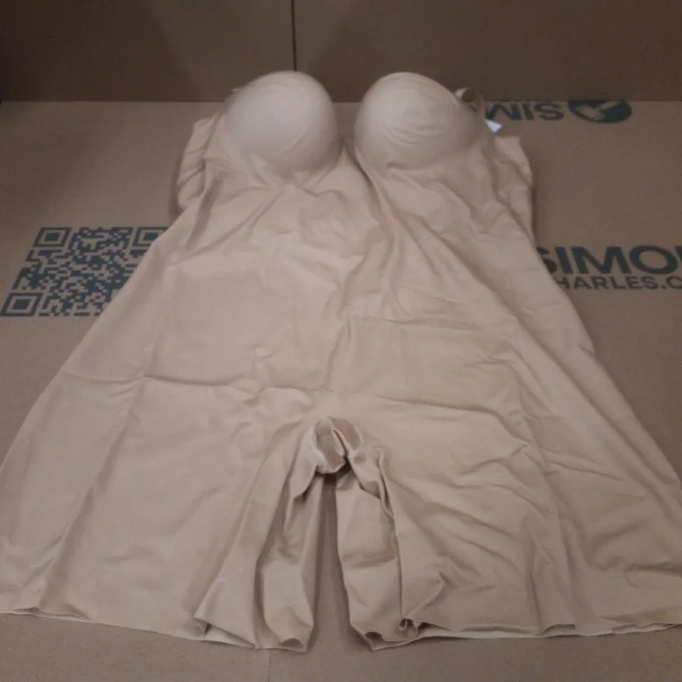 BOX CONTAINING APPROXIMATELY 10 BRAND NEW MAGISCULPT ALMOND BODYSUIT - SIZE 42D