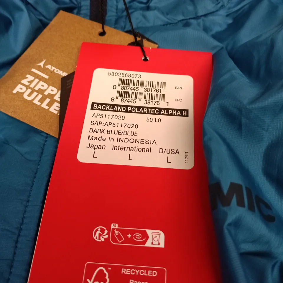 POLARTEC ALPHA H JACKET – DARK BLUE/BLUE, UK L
